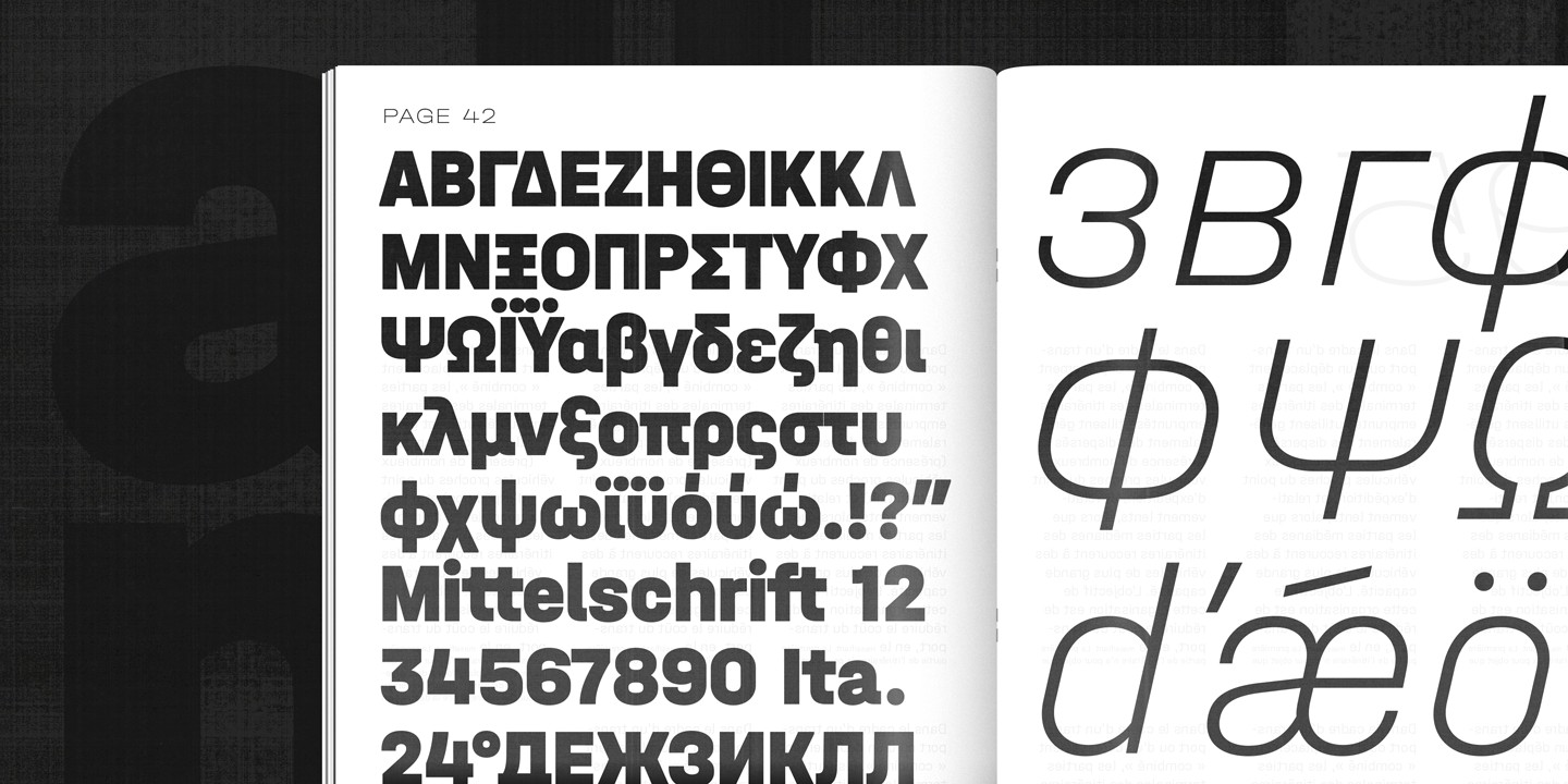 Пример шрифта Halvar Breitschrift #9